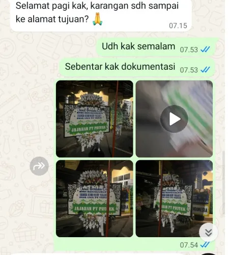 Pengiriman Papan Bunga Selamat Utan Kayu Utara