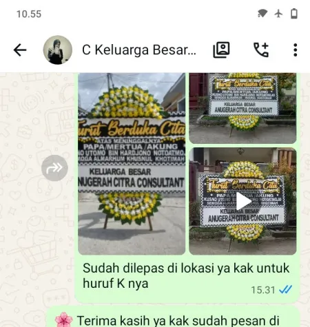 Pengiriman Papan Bunga Duka Utan Kayu Utara