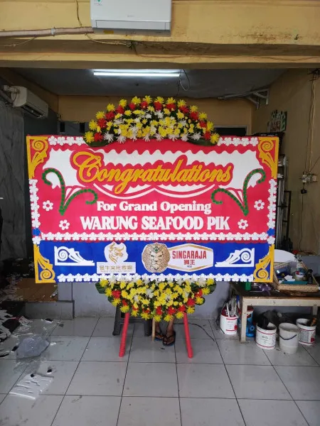 Papan Bunga Ucapan Selamat Utan Kayu Utara
