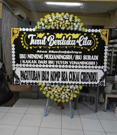 Papan Bunga Duka Utan Kayu Utara