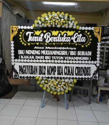 Papan Bunga di Utan Kayu Utara